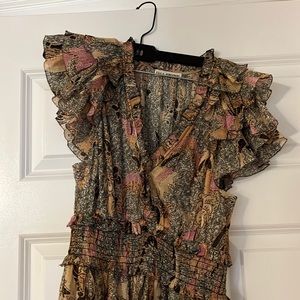Ulla Johnson dress, size 0, silk/cotton/lurex